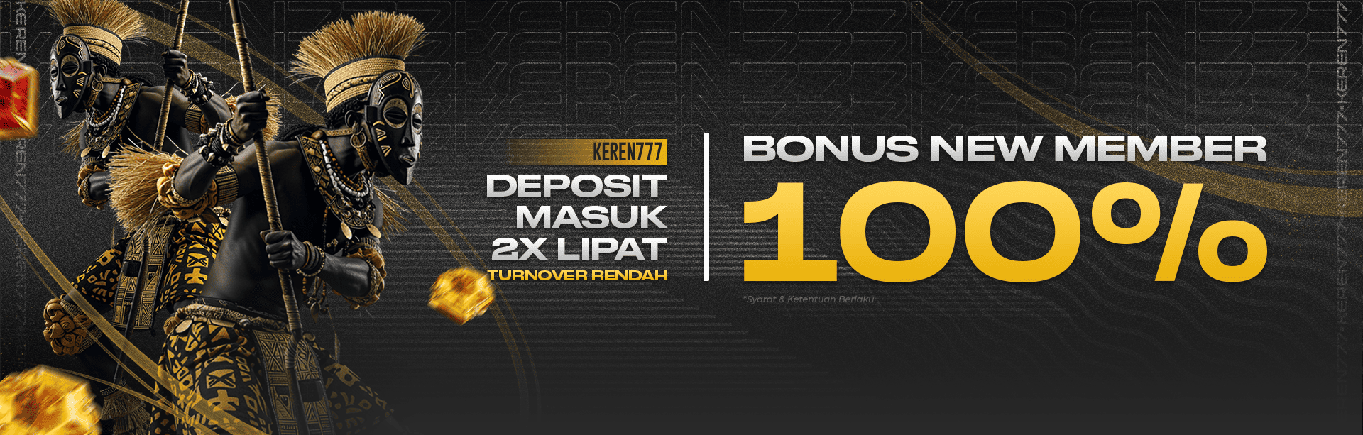 BONUS NEW MEMBER 100%