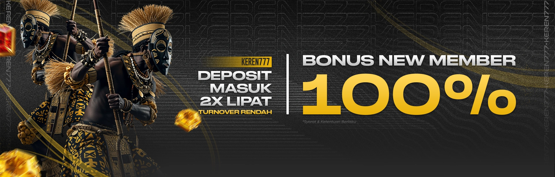 BONUS NEW MEMBER 100%