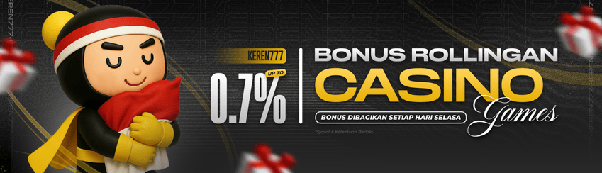 BONUS ROLLINGAN CASINO UP TO 0.7%