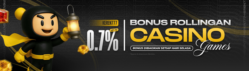 BONUS ROLLINGAN CASINO UP TO 0.7%