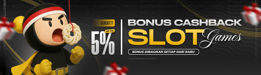 BONUS CASHBACK SLOT UP TO 5%