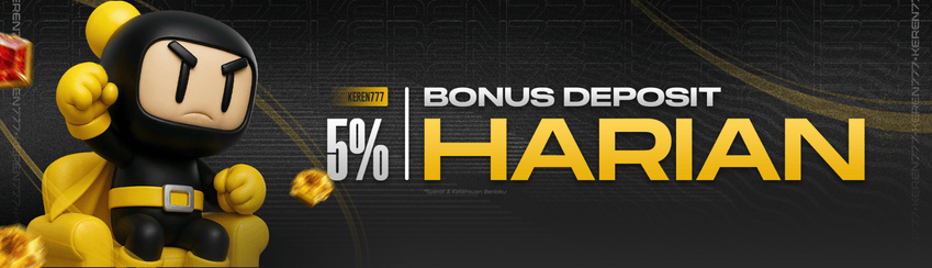 BONUS DEPOSIT HARIAN 5%