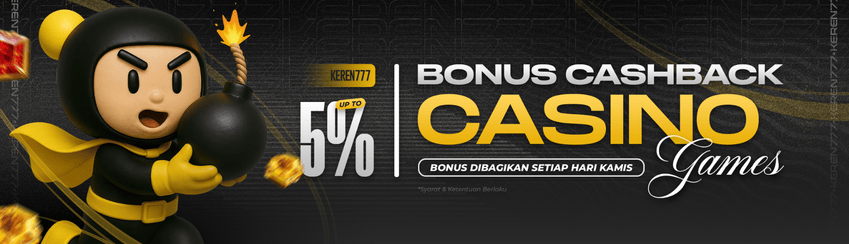 BONUS CASHBACK CASINO UP TO 5%
