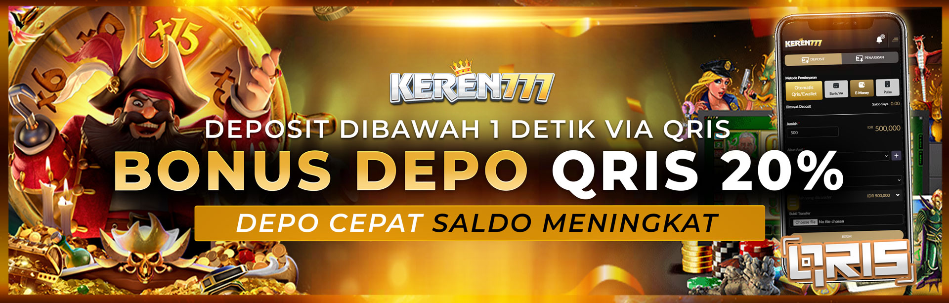 BONUS DEPO QRIS 20%